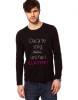 Bluza neagra, barbati, Iubire - XL, THEICONIC