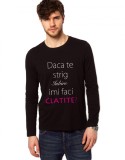 Bluza neagra, barbati, Iubire - M, THEICONIC