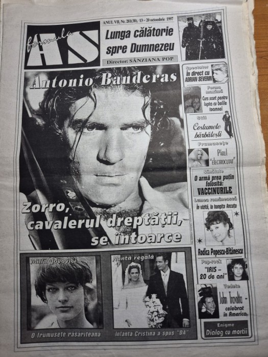 ziarul formula as 13 - 20 octombrie 1997 - rodica popescu bitanescu,adrian severin, formatia iris la 20 de ani