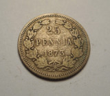 Finlanda 25 Pennia 1873