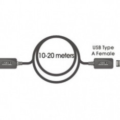 Cablu prelungitor activ USB 3.0 T-M 10m, KU3REP10