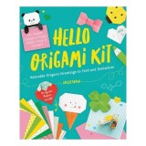 Cumpara ieftin Hello Origami Kit Adorable Origami Greetings to Fold and Embellish, Includes Paper, Washi Tape and Stickers