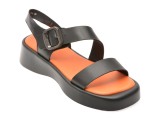 Sandale GRYXX negre, 18308X4, din piele naturala