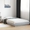 Gossi cadru de pat cu lumini led gri sonoma 90x200 cm, lemn prelucrat