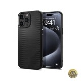 Husa pentru Apple iPhone 15 Pro Spigen Liquid Air Matte Neagra ACS06704