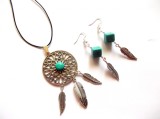 set turcoaz cu Dreamcatcher 40867