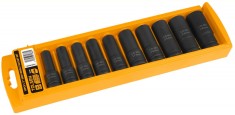 Set de 10 chei tubulare lungi de impact 1/2&amp;quot;, CrMo, Tolsen foto