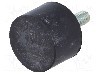 Picior, 25mm, 17mm, ELESA+GANTER - DVA.4-25-17-M6-18-55