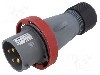 Conector alimentare AC, IEC 60309, IP67, 32A, 415V AC, 4 pini, AMPHENOL - 2CMA101103R1000
