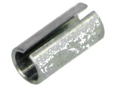 Adapter din o?el nichelat ?ax 3mm argintie, Ax fina, Diametru orificiu 4mm foto