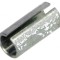 Adapter din o?el nichelat ?ax 3mm argintie, Ax fina, Diametru orificiu 4mm