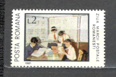 Romania.1981 Ziua marcii postale ZR.680 foto