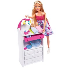 Papusa Simba Steffi Love Welcome Twins 29 cm cu accesorii foto