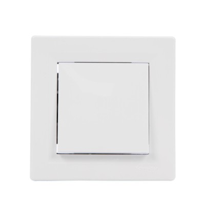 Intrerupator simplu Schneider Electric Asfora EPH0100121, incastrat, rama inclusa, alb foto