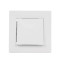 Intrerupator simplu Schneider Electric Asfora EPH0100121, incastrat, rama inclusa, alb