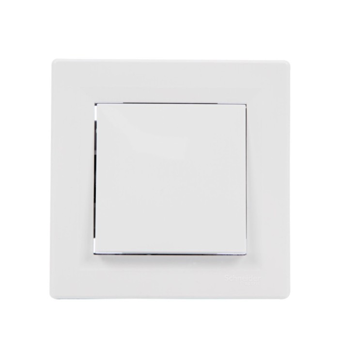 Intrerupator simplu Schneider Electric Asfora EPH0100121, incastrat, rama inclusa, alb