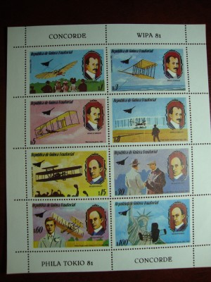 GUINEEA ECUATORILA BLOC MNH foto