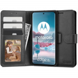Husa Tech-Protect Wallet Wallet pentru Motorola Edge 40 Neo Negru, Silicon
