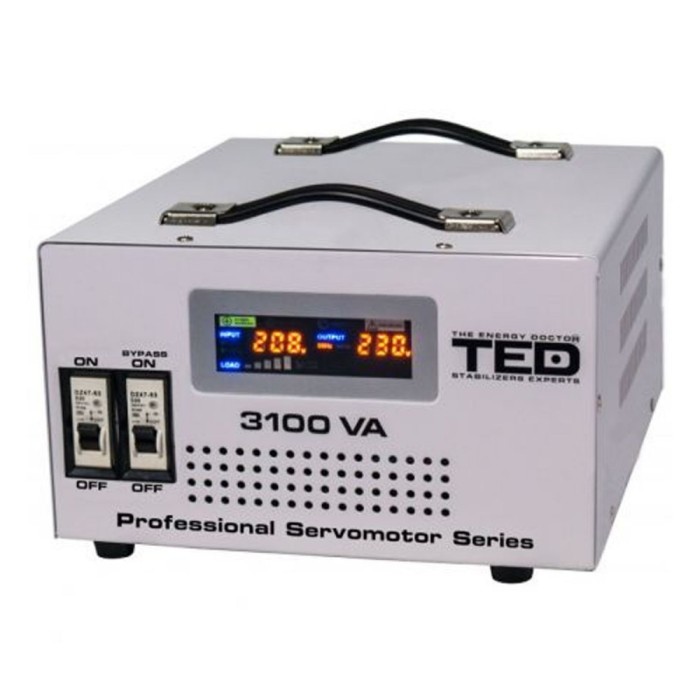 Stabilizator retea maxim 3100VA-SVC cu servomotor TED000163 SafetyGuard Surveillance