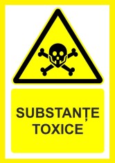Placuta pentru substante toxice foto