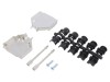 Carcasa Metal Ecranata ENCITECH D-Sub 15pin/HD 26pin DTZK15-M3-K Drept M3 Diametru Cablu 11.5mm Dimensiune 2