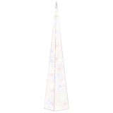 Cumpara ieftin Con de lumina cu LED decorativ multicolor, 90 cm, acril