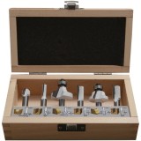 Makita D-53540 - Set cutite frezat tija 8 mm ambalaj lemn 6 bucati