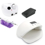 Kit pilă electrică 601 35000rpm + lampa unghii G50 50W