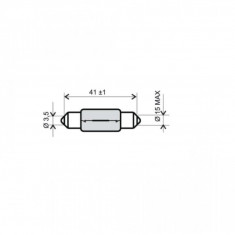 Bec far moto sofit, 6V 15W, RMS