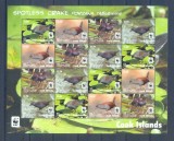 WWF 2014 COOK ISLANDS Coala cu 4 serii de cate 4 timbre nestampilate PASARI MNH, Nestampilat