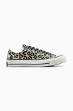 Converse teniși Chuck 70 Glow In The Dark Leopard culoarea bej, A15033C
