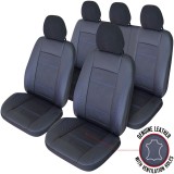 Set Huse Scaun Exclusive Leather Atlas Negru Umb-B 522184 121391