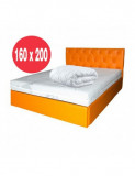 Set saltea Neptun Memory Pocket Comfort 160x200 plus pilota microfibra iarna 180x200, Cu arcuri