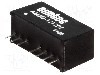 Convertor de tensiune, DC-DC, intrare 9...18V DC, iesire 12V DC, putere 3W, AIMTEC - AM3G-1212DZ