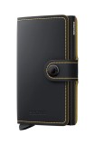 Secrid portofel de piele culoarea negru, MM-Black &amp; Ochre