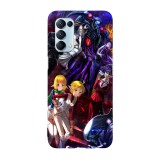 Husa compatibila cu Oppo A72, Viceversa, model Anime Overlord, Silicon, TPU, Transparent, Carcasa