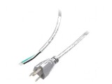 Cablu 3x18AWG NEMA 5-15 (B) 2m gri 10A 125V PVC