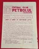Program meci fotbal PETROLUL PLOIESTI - STEAGUL ROSU BRASOV (26.05.1974)