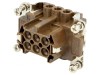 Conector HDC Mamă 180&deg;C 6 Pini 16A 500V