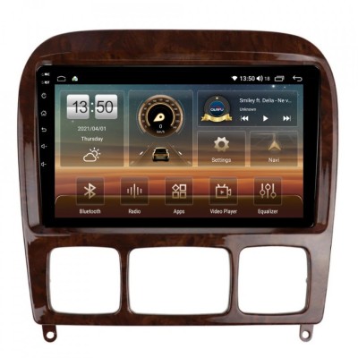 Navigatie dedicata cu Android Mercedes S-Class W220 1998 - 2005, 4GB RAM, Radio foto