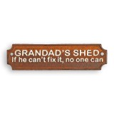 Placheta decorativa"Grandad's Shed" CS-92