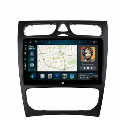 Navigatie Mercedes Benz C-Class W203 (2000-2005) 6GB RAM Android 13 Octacore Slot Sim 4G DSP GPS Wi-FI Carplay Android Auto USB Bluetooth Waze Touchsc foto