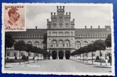 Bucovina - 1939 - Cernauti - Resedinta (Mitropolitana) - tip fotografie, circulata, 3 timbre intacte, stampile lizibile