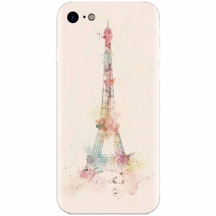 Husa silicon pentru Apple Iphone 7, Eiffel Tower 001