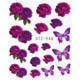 Cumpara ieftin Tatuaj Unghii LUXORISE Flower Meet Butterfly, STZ-948