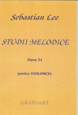 B2 SEBASTIAN LEE-Studii melodice pentru violoncel foto