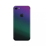 Cumpara ieftin Set Folii Skin Acoperire 360 Compatibile cu Apple iPhone 8 (Set 2) - ApcGsm Wraps Chameleon Purple/Blue, Oem