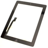Touchscreen iPad 3 &amp; iPad 4 Negru - Geam Sticla Tableta