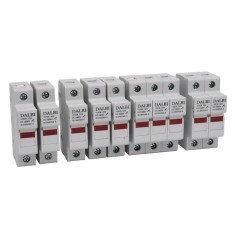 Set 10 suport siguranta fuzibila, DC 1000V, 32A, separator pentru sistem foto