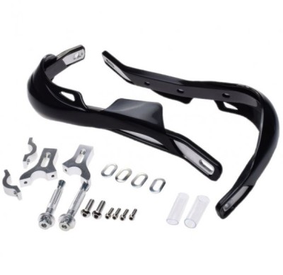 Set protectii maini aluminiu si plastic, culoare negru, pentru ghidon de 22mm Cod Produs: MX_NEW AW5241B foto